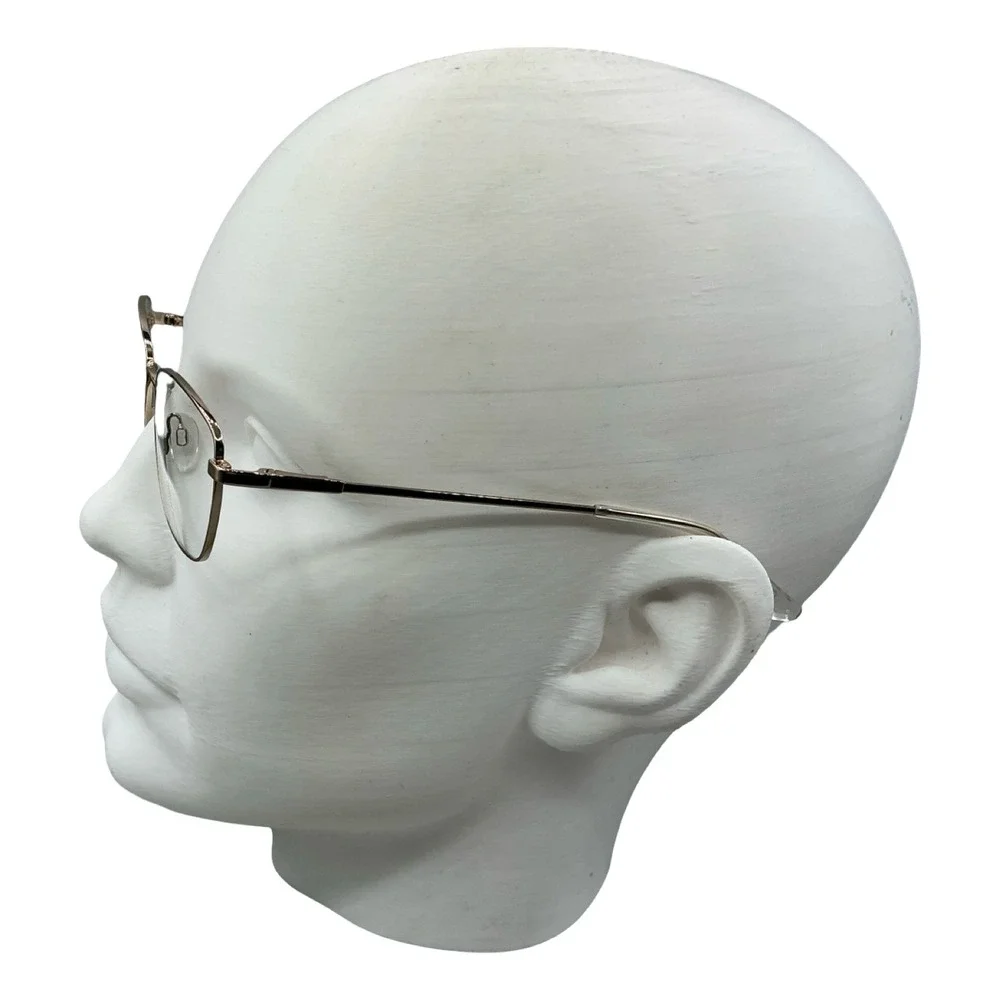 Walmart Women MV057 Jade Gold Eyeglasses 54-18-140